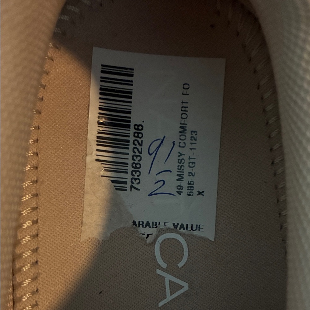 Nautica Women’s White Comfort Sneakers Size US 9.5 EU 40 UK 7.5 - Picture 6 of 6